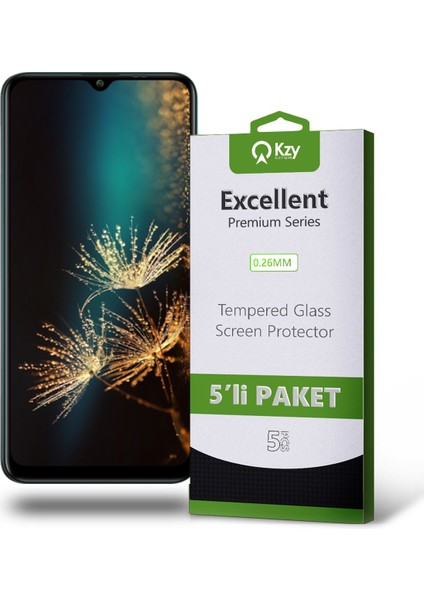 General Mobile GM21 Plus Temperli Ekran Koruyucu Kırılmaz Cam 5'li