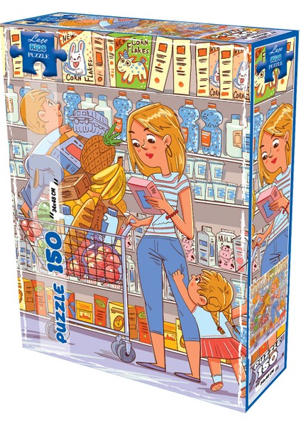 Laço Kids Alışveriş Günü 150 Parça Puzzle