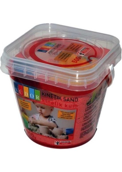 Kinetik Kum Kovalı 500 gr Kırmızı