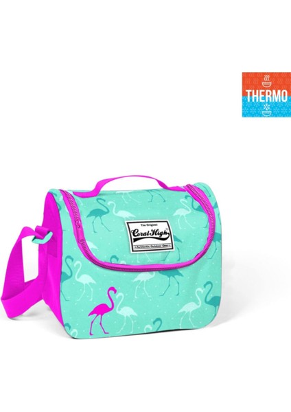 Adalinhome Kids Pembe Kalp Desenli 2'li Çanta Seti fırsatları