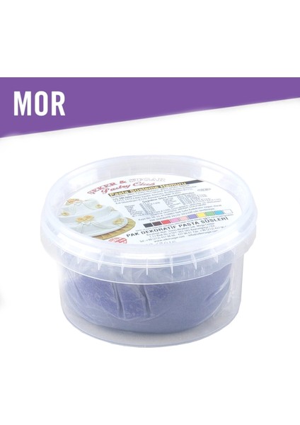 Şeker Hamuru Mor 200 gr