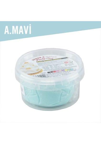 Şeker Hamuru Açık Mavi 200 gr