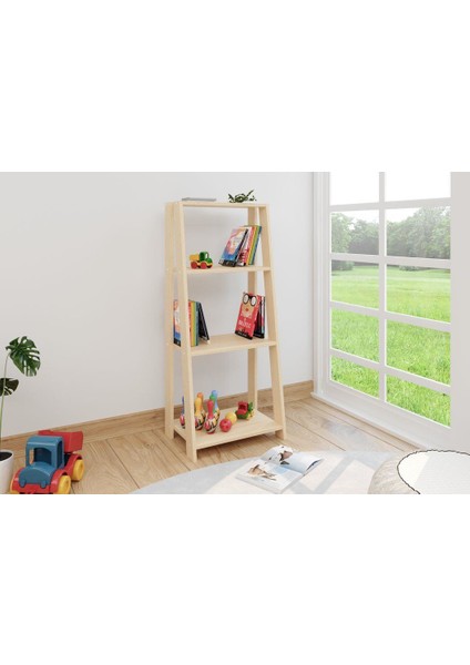 BİE-7058 4 Raflı Çocuk Kitaplığı
