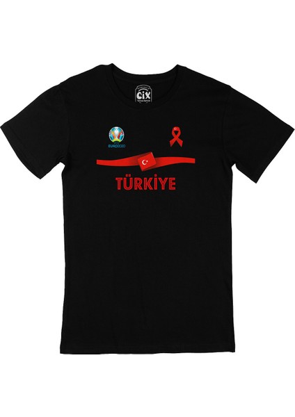 Türkiye Futbol Milli Takımı Siyah Tişört