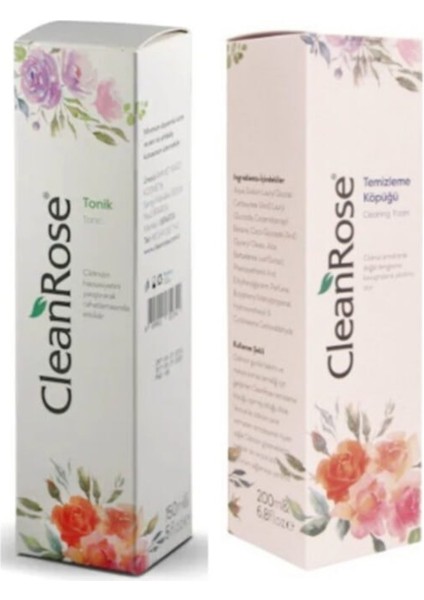 Gül Özlü Set- Sıkılaştırıcı Tonik 150 ml + Temizleme Köpüğü 200 ml