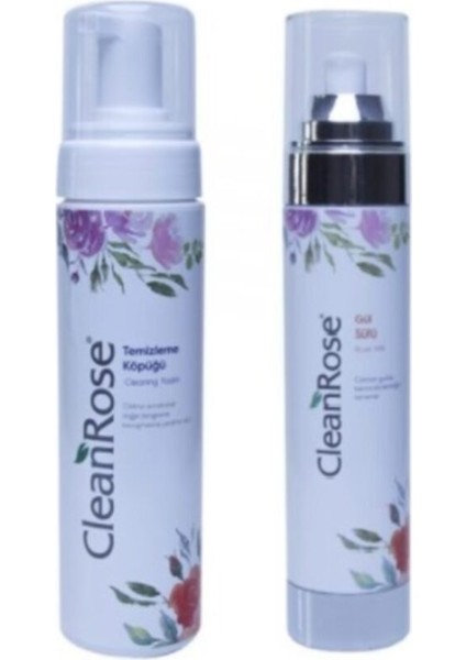 Yüz Temizleme Seti Gül Özlü Temizleme Köpüğü 200 ml + Gül Sütü 200 ml