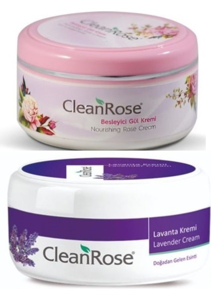 Besleyici Gül Kremi 125 Ml+Lavanta Kremi 125 ml