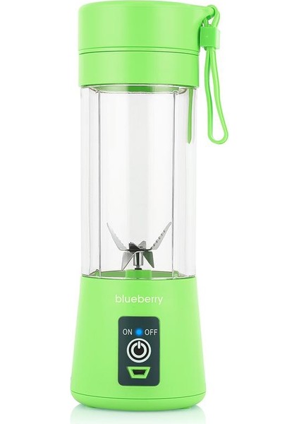 380 ml Yeşil Portatif USB'li Blender Jet