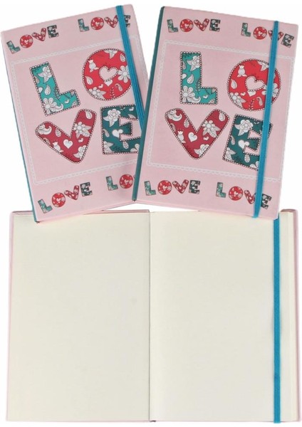 Sert Kapak Love Defter 40'li