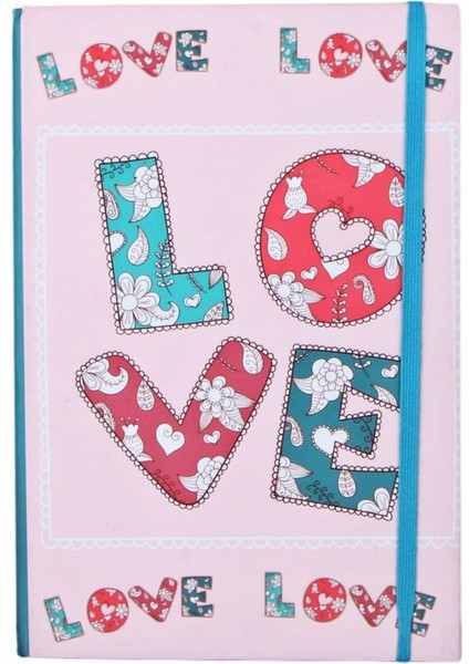 Sert Kapak Love Defter 40'li