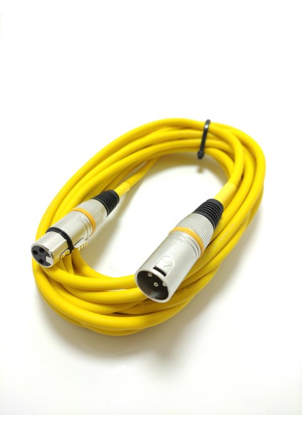 LİVOLO Estello 6 mt Xlr-Xlr Dişi Erkek Pvc Kaplı Mikrofon Kablosu