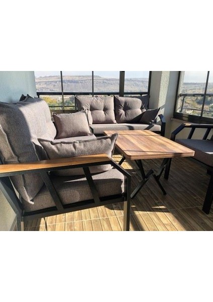 2+2+1+Sehpa Demonte Bahçe,balkon,mutfak Mobılyası