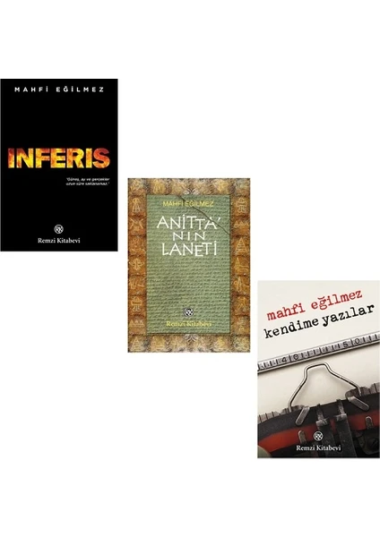 Inferis - Kendime Yazılar - Anitta'nın Laneti / 3 Kitap Set - Mahfi Eğilmez