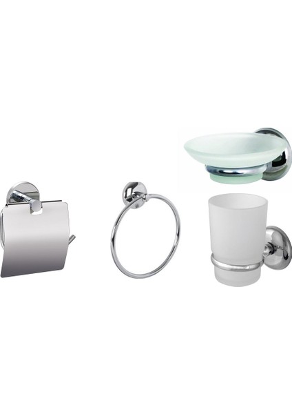 Banyo Duş Setleri Havluluk Tuvalet Kağıtlığı Sabunluk Fırçalık