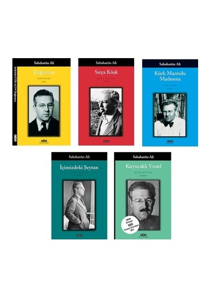 Yapı Kredi Yayınaları Sabahattin Ali 5 Kitap Set