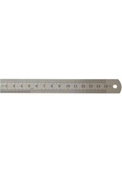 Çift Taraflı Çelik Cetvel 150 x 20 mm