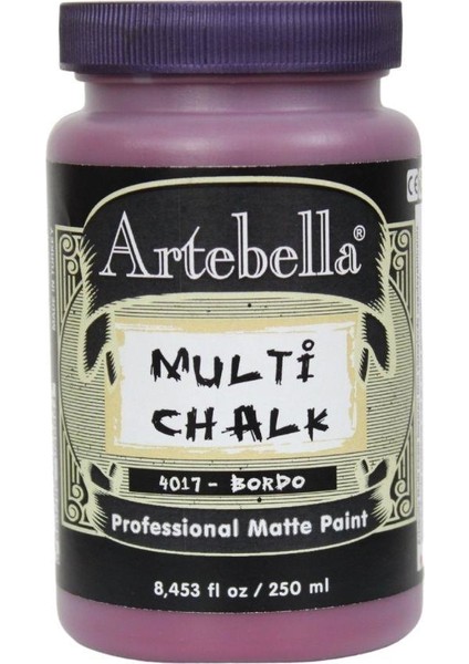 Multı Chalk 4017250 250 ml Bordo