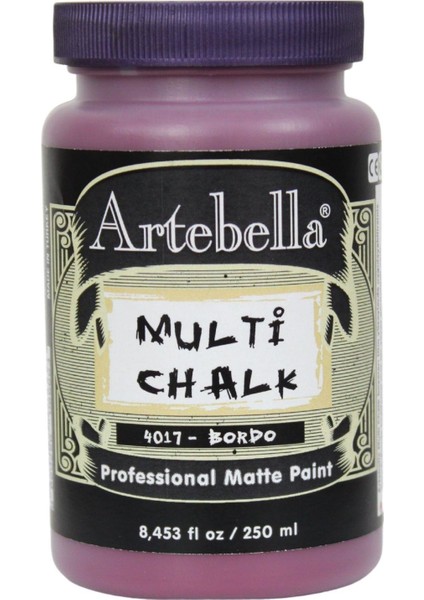 Multı Chalk 4017250 250 ml Bordo fiyatları