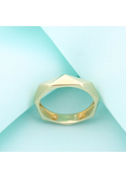 14K Altın Markiz-Geometrk Chocolate Yüzük 4Y28095