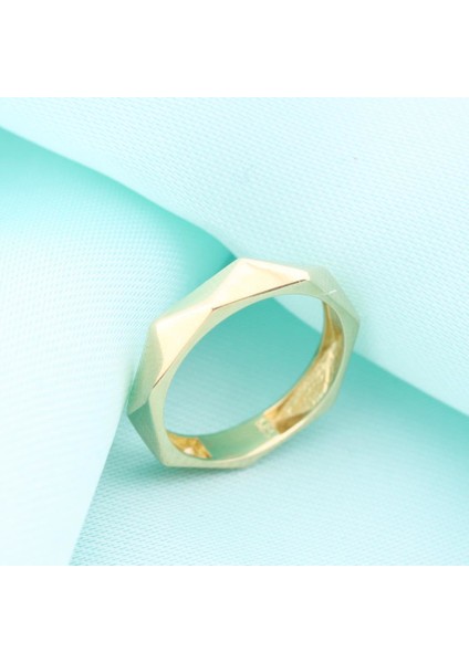 14K Altın Markiz-Geometrk Chocolate Yüzük 4Y28095 fırsatları