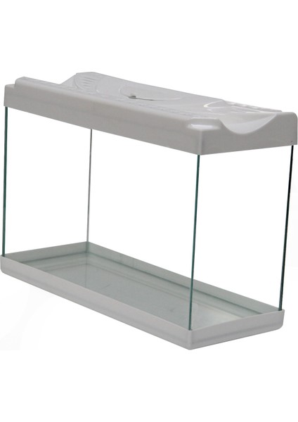 Cam Akvaryum 50 x 20 x 35 cm - Beyaz