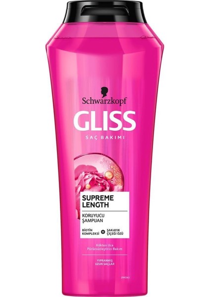 Glıss Supreme Length Şampuan 500 Ml + Saç Kremi 360 Ml + Taft Power Express Saç Spreyi 250 Ml