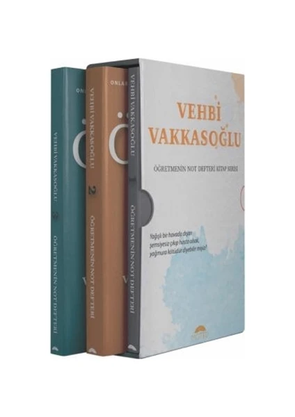 Öğretmenin Not Defteri Kitap Serisi (3 Kitap) - Vehbi Vakkasoğlu