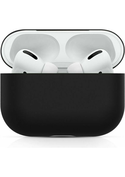 Apple AirPods Pro Ince Slim Silikon Kılıf 360 Koruma