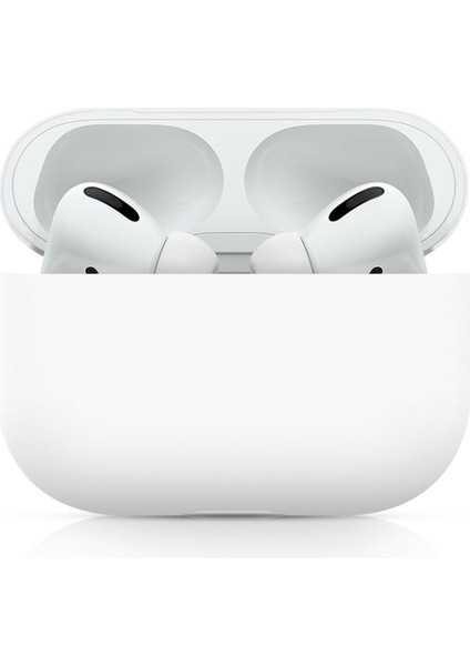 Apple AirPods Pro Ince Slim Silikon Kılıf 360 Koruma