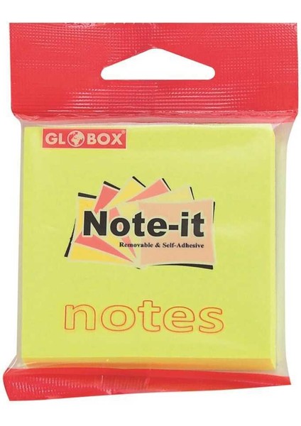 Yapışkanlı Not Kağıdı 75X75 mm 100 Yaprak Sarı