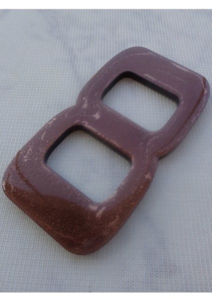 12 cm Bakır Eskitme Kapı Daire Villa Bina Birim Numarası No:8