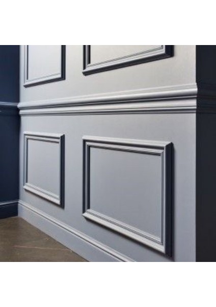 Decozza Decogold Boyanabilir Duvar Çıtası 9 cm - 5 Boy=14,5 Metre ( DF-9722 / 1boy = 240 cm )