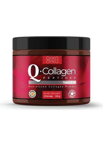 Q-Collagen Hidrolize Kollajen Tip 1-2-3 238 gr Toz