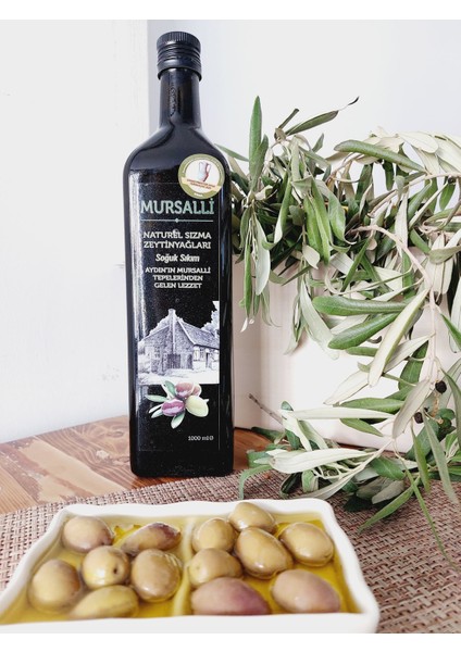 Naturel Sızma Soğuk Sıkım Zeytinyağı 1 Lt