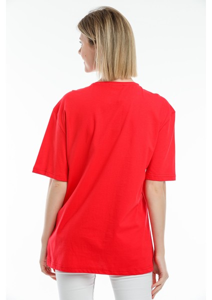 Oversize Brookyln Baskıl Tshirt fırsatları