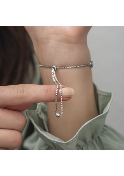 Chıc Touch Nazar Boncuklu Asansörlü Gümüş Bileklik modelleri