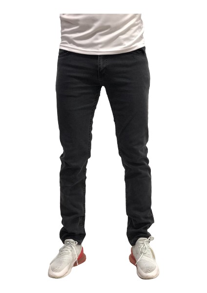 Fermuarlı Regular Fit 5 Cep Yıkamalı Üretmeyen Klasik Erkek Kot Pantolon
