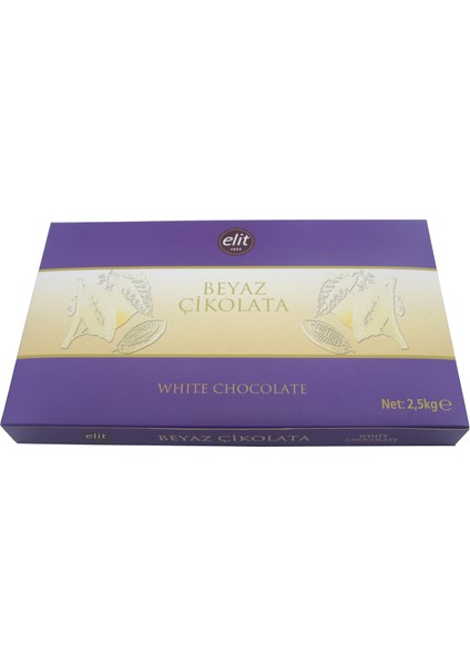 Kuvertür Beyaz Çikolata (2.5 kg)