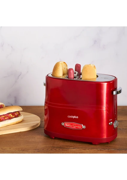 Cookplus Mutfaksever 2li Sosisli Sandviç (Hot Dog) Yapma Makinesi