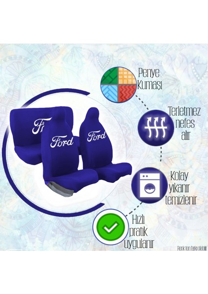 Ford Ka Araba Koltuk Kılıfı Full Araç Set