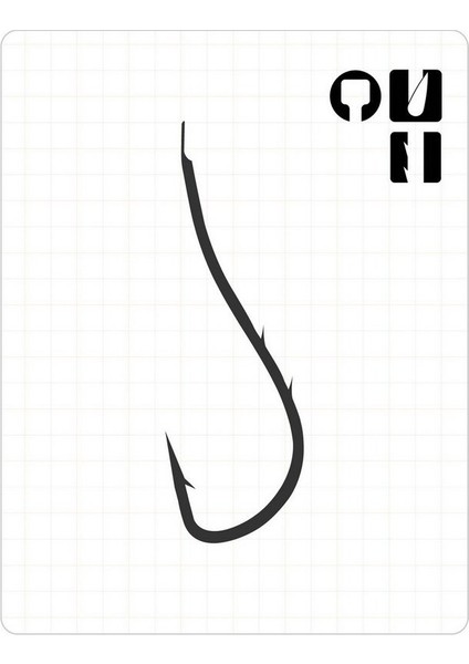 2901 Ryusen Çift Tirnak Black Nikel Iğne