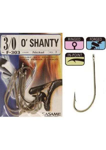 F-303 O Shanty Serisi Olta Iğnesi