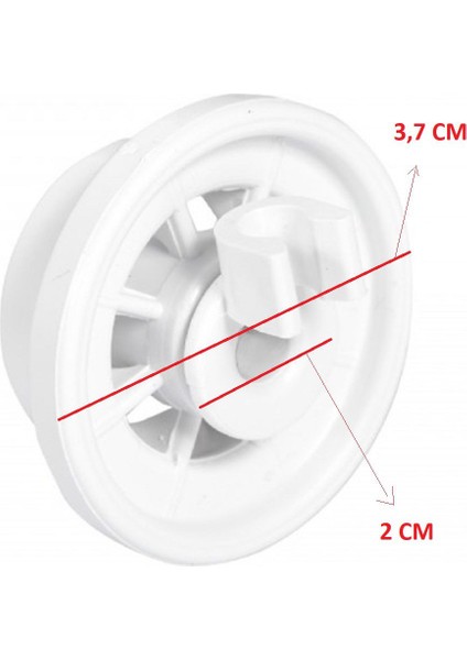 Hotpoint-Ariston DWF60N Bulaşık Makinesi Sepet Tekerleği Teker 4 Adet ST0005-4 fiyatları
