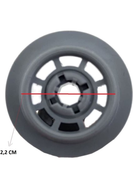 Siemens SR66T099EU Bulaşık Makinesi Sepet Tekerleği Alt Teker 4 Adet ST0004-4