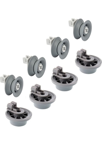 Siemens SN35E402EU Bulaşık Makinesi Sepet Tekerleği 4 Alt 4 Üst Teker Takımı ST0008-4-4