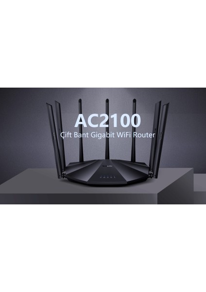 AC23 2033MBPS AC2100 Dual Band Mesafe Genişletici Router