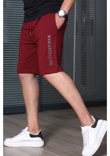 Bordo Kapri Şort 5403 modelleri