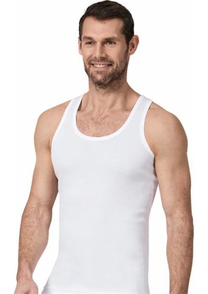 2 Adet Beyaz Renk Ribana Sporcu Atlet