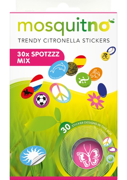 Citronella Spotzz Sinek Kovucu Stickers 5'li Paket