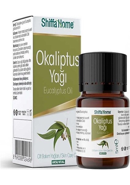 Okaliptus Yağı 5 ml Cam Şişe